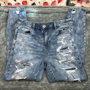 American Eagle Distressed Blue Women's Jeans